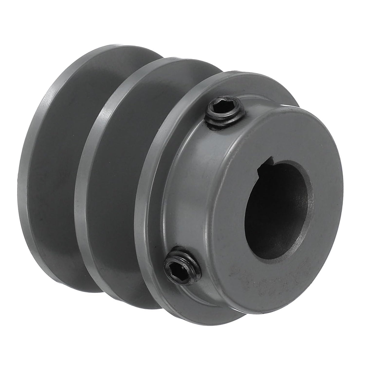2AK20-3/4 V-Belt Sheave 3/4"Bore 2"OD Double Groove Web Sheave Bored-to-Size Sheave, Cast Iron, Belt Section for 4L or A Belt