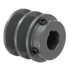 2AK20-3/4 V-Belt Sheave 3/4"Bore 2"OD Double Groove Web Sheave Bored-to-Size Sheave, Cast Iron, Belt Section for 4L or A Belt