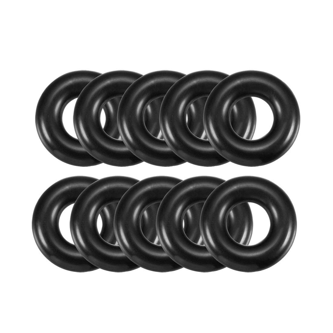 Nitrile Rubber O-Rings 18mm OD 8mm ID 5mm Width, Metric Sealing Gasket, Pack of 10