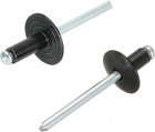 4.8mm x 8mm,4.8mm x 12mm Aluminum Open End Large Flange Blind Rivets,80in 1 Set