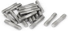 M6x30mm Parafuso de Parafuso Duplo com Rosca de Fim em Aço Inoxidável 304 20unid