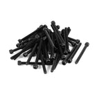 50 Pcs 12.9 Alloy Hex Key Socket Head Knurled Cap Screws Bolts UNC 6#-32x1-1/2