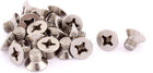 M6-1 x 8mm Fine Thread Phillips Head Stainless Steel Countersunk Bolts Machine Screws 20pcs