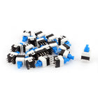 a15060800ux0696 6 Pins Pushbutton Locking Tactile Switches, 7 mm x 15 mm