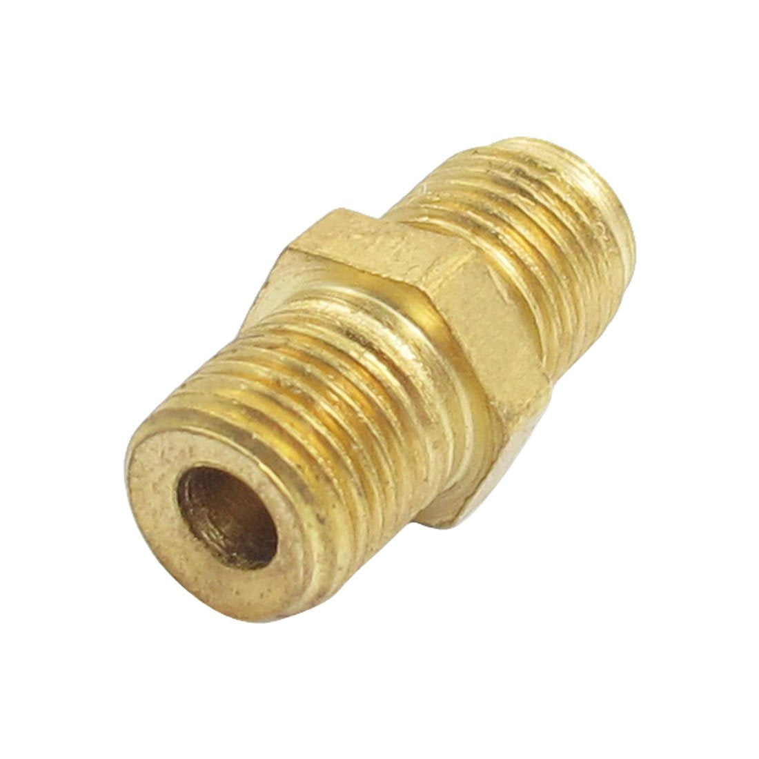 1/8 Male Threaded Straight Brass Connector Water Gas Pipe Fitting