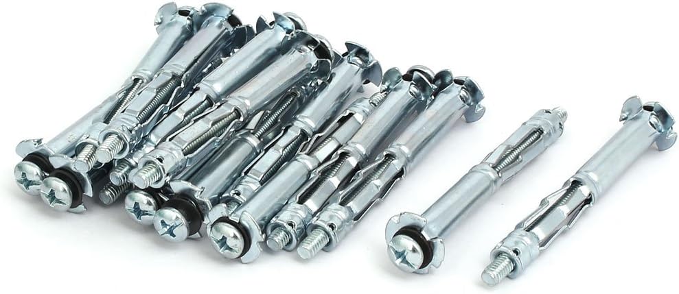 M4x54mm Expansion Bolt Sleeve Anchor 15pcs for 18mm-23mm Hollow Wall