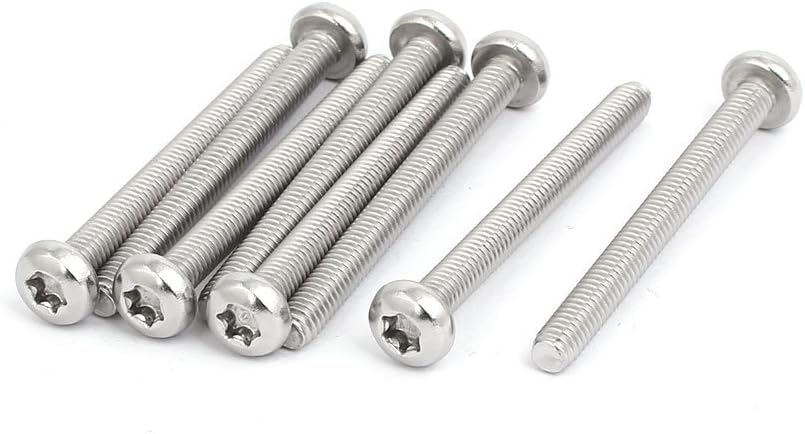M4x40mm 316 Stainless Steel Pan Head Torx Socket Cap Security Screw 8pcs