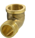 1/2PT Male to 1/2NPT Female Thread Elbow Pipe Coupler Fitting