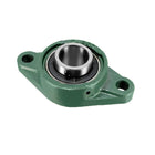 UCFL207 Flanged Pillow Block Bearing, 35mm Bore Diameter, Cast Iron/Chrome Steel, Set Screw Lock (Pack of 1)