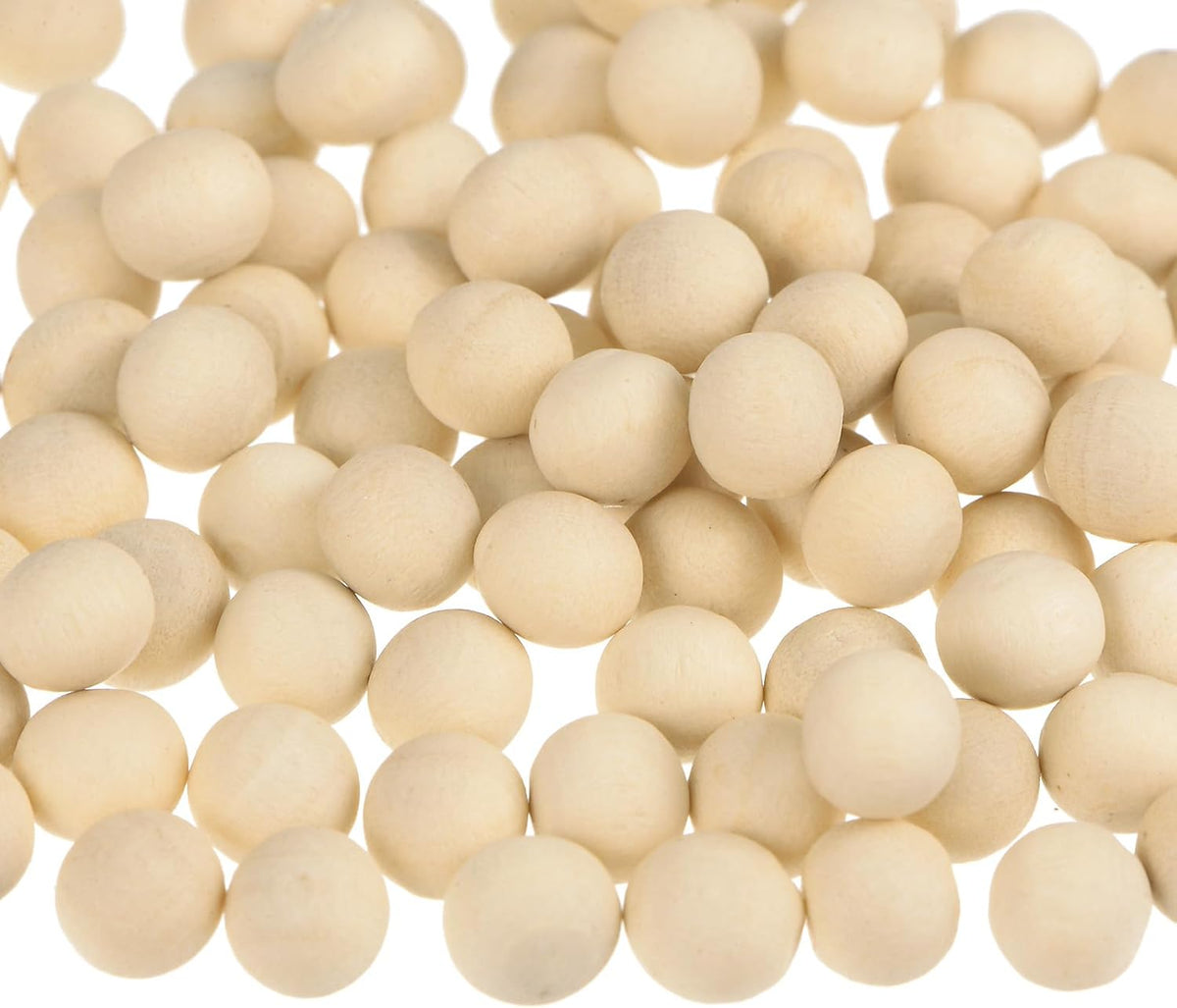 600pcs Round Wood Balls 6mm Diameter Unfinished Solid Wooden Beads, Small Natural Craft Balls for DIY Craft Projects Art Ornaments