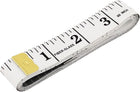 LinkMejor 150cm 60 Inch Body Measuring Sewing Cloth Tailor Tape Flat Ruler White