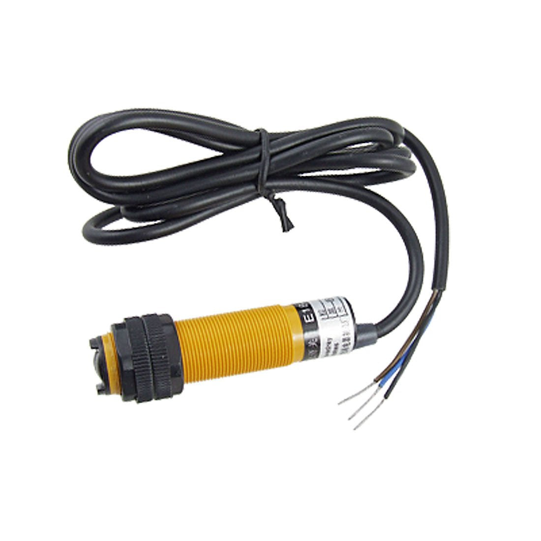 Retroreflective Photoelectric Switch Sensor with Reflector Panel, PNP NO DC 10-30V