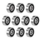 628-2RS Deep Groove Ball Bearings Z2 8x24x8mm Double Sealed Carbon Steel 10pcs