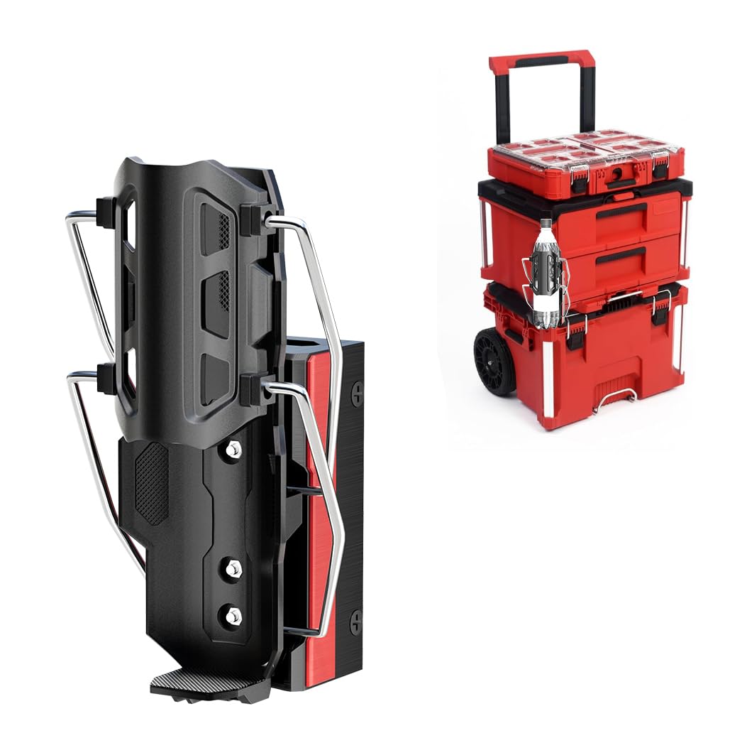 LinkMejor Suporte de Caneca AjustávelCompatível com Milwaukee Packout, Suporte para Bebida