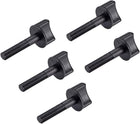 M6 x 20mm Thumb Screw Bolt 30mm Rod Hand Driven Spade Nylon Plastic Screws Metric Partial Thread for RC Model Aircraft 5 Pcs