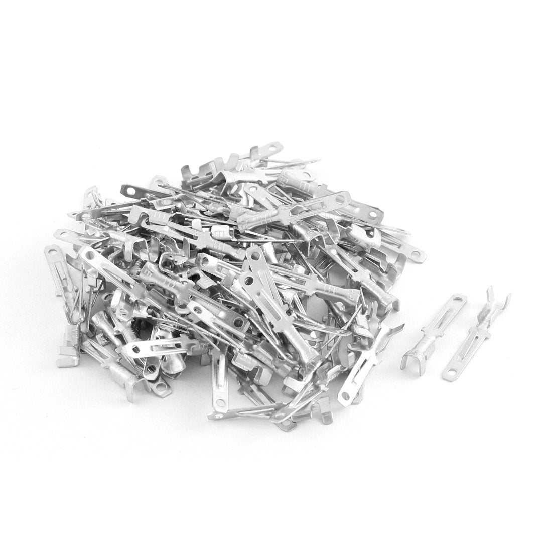 SNB3.5-5 AWG 14-12 Wire Connector Non Insulated Fork Terminals 40 Pieces