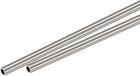 304 Stainless Steel Round Tube 6mm OD 1mm Wall Thickness 300mm Length 2 Pcs