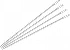 LinkMejor Long Straight Sewing Needles Embroidery Beading Needles Stainless Steel 5.91 Inch 40Pcs