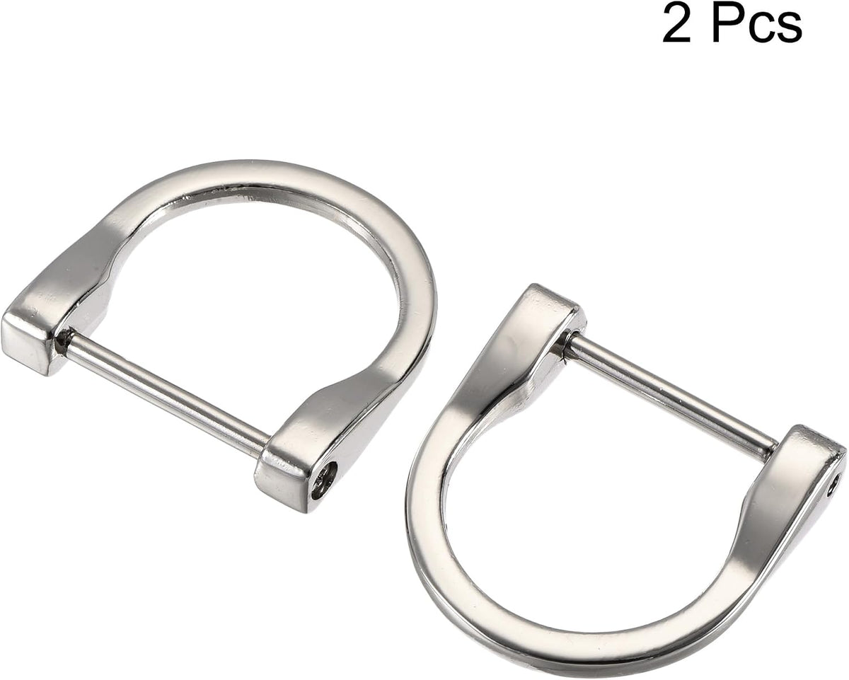 U รูป Horseshoe D-Rings, แบตเติ้นติดเข็มขัด
