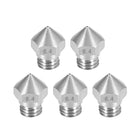 5pcs 3D Printer Nozzle,Stainless Steel Nozzle 0.4mm,Extruder Print Head for Filament 1.75mm M7 3D Printer
