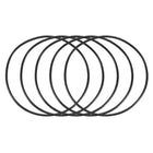 Nitrile Rubber O-Rings 77mm OD 73mm ID 2mm Width, Metric Nitrile Rubber Sealing Gasket, Pack of 5