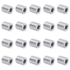 20pcs Aluminum Spacer 5mm Bore x 10mm OD x 12mm Length Screw Standoff Bushing Plain Finish Round Metal Spacer for M5 Screws Bolts and Rods