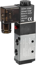 AC 24V 5 Way 2 Position 1/4" PT,Pneumatic Air Control Solenoid Valve,Internally Single Piloted Acting Type,4V210-08