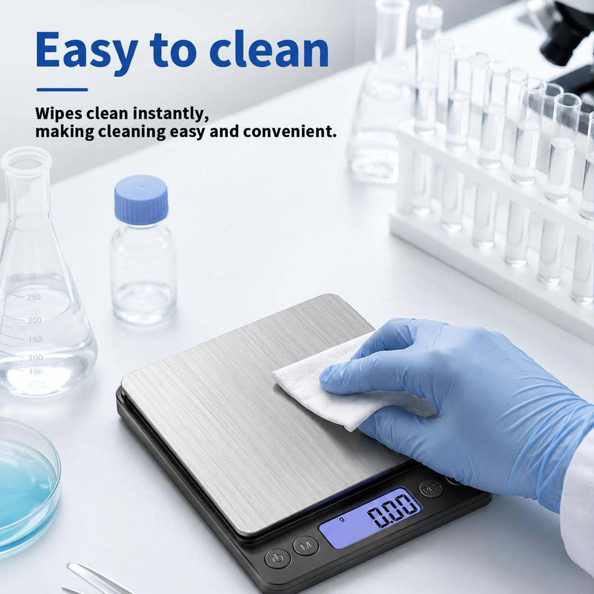 Dijital Terazi Laboratuvar Denge 500g×0.01g Yüksek Duyarlılık Laboratuvar Okul Kullanımı İçin