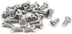 a17020800ux0390 M3 x 6mm Phillips Drive Fully Thread Pan Head Bolts Machine Screws (Pack of 25)