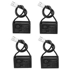 a14072900ux0093 4 Piece 450VAC 1.0uF 50/60Hz 5% Tolerance Fan Motor Capacitor, CBB61