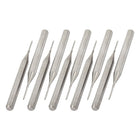 10Pcs Tungsten Carbide PCB End Mill 3.175mm Shank 0.7mm Cutting Dia