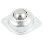a14101000ux0614 Flange Mounted Fit Fixing Metal Eye Shape Ball Transfer Unit Roller, 1.57" Width, Plastic