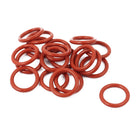 20pcs 1.5mm Thick Heat Oil Resistant Mini O-Ring Rubber Sealing Ring 11mm OD Red