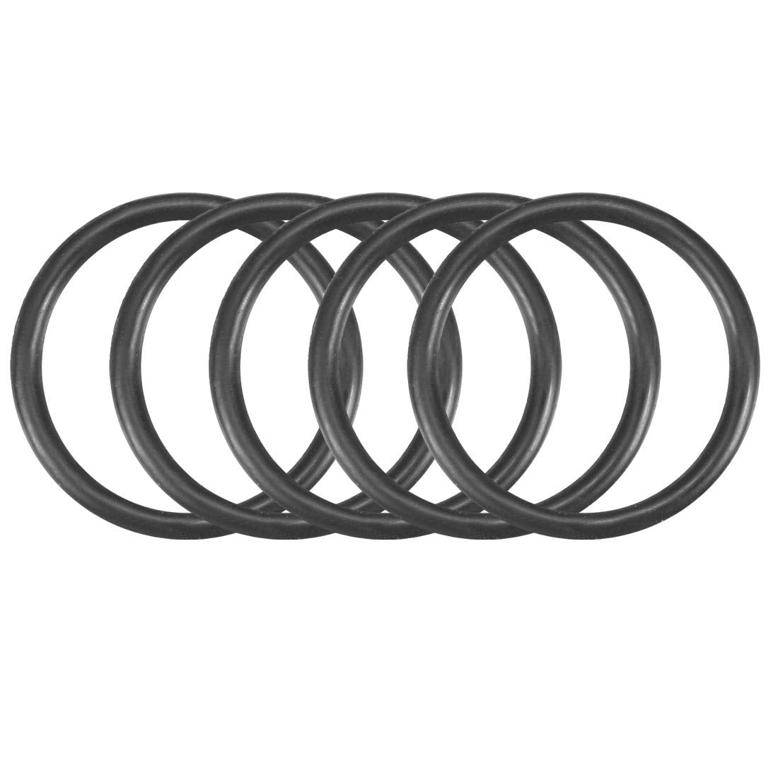 Nitrile Rubber O-Rings, 11mm OD 9mm ID 1mm Width, Metric Sealing Gasket, Pack of 50