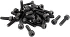 M4 x 14mm 12.9 Alloy Steel Hex Socket Head Cap Screws Bolt Black 30pcs