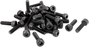M4 x 14mm 12.9 Alloy Steel Hex Socket Head Cap Screws Bolt Black 30pcs