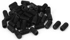 1/4 Inch-20 x 1/2 Inch Thread Hex Socket Set Cup Point Head Grub Screws Black 50 Pcs