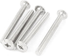 M6x60mm Male Thread Phillips Flat Head Bolt Screw Suitable for Double Bed Furniture TV Rack Wall Hanging 5pcs