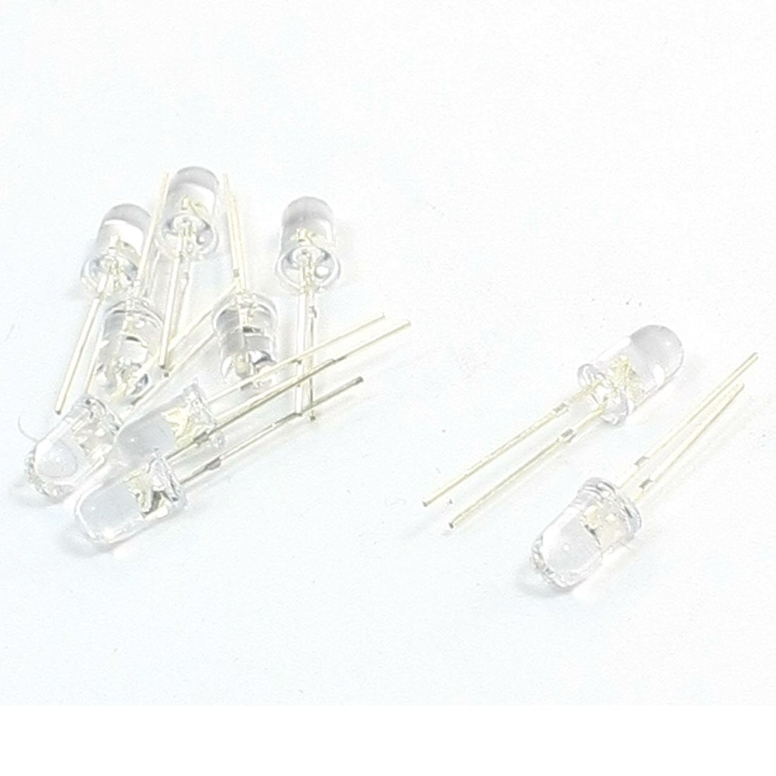 10PCS 3mm Head Dia Blue LED Lamp DIP Light Emitting Diodes