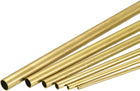 Brass Tube, 1.5mm 2.5mm 3.5mm 4.5mm 5.5mm 6.5mm OD x 0.2mm Wall Thickness 300mm Length Metal Tubing, Pack of 6