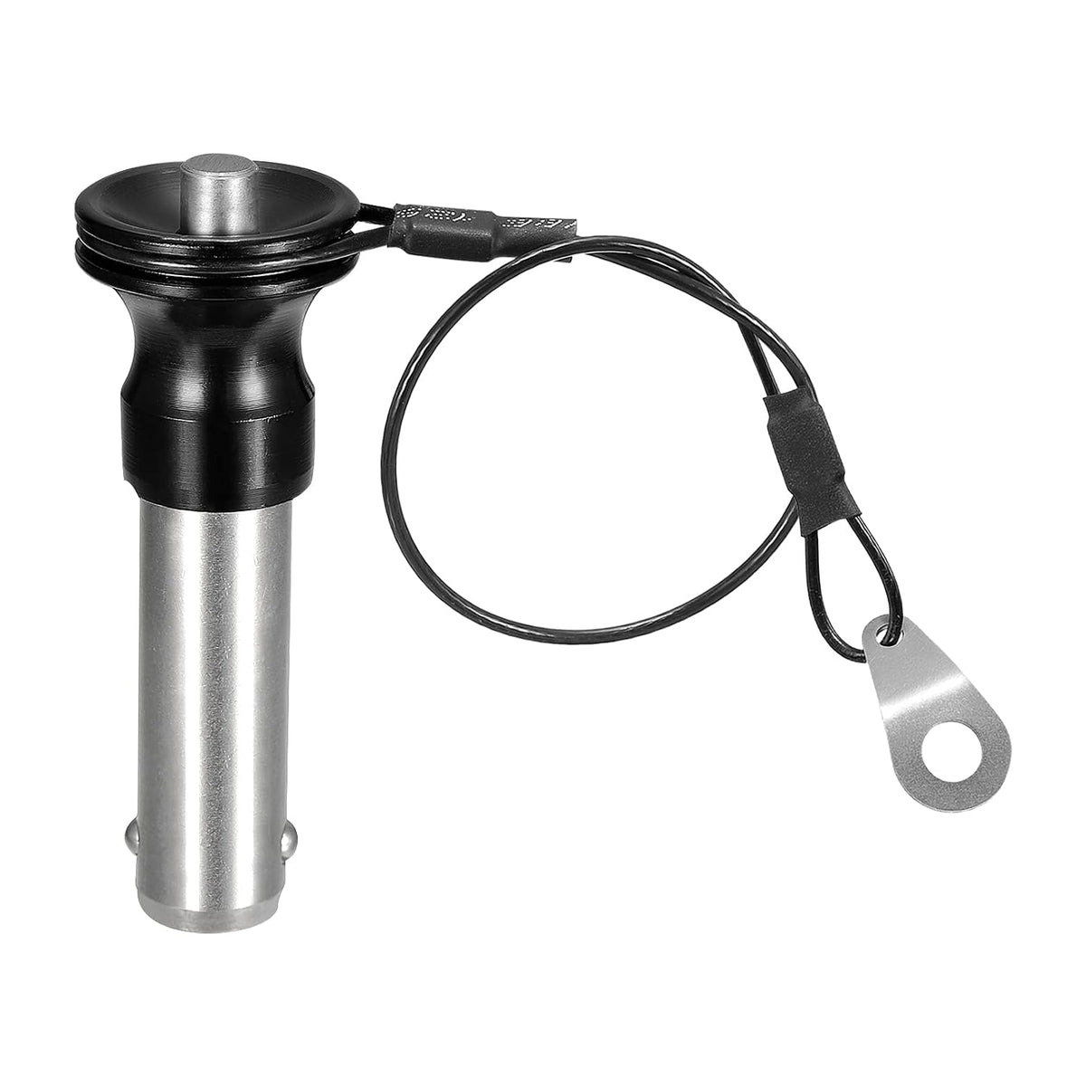 Kugellager-Sicherungsstifte mit Knopfgriff, 304 Edelstahl Push-Button Schnellspannstift mit 21cm Kabel (6mm-36mm)