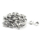 50 PCS Silver Tone Cable Thimbles for 0.16 Inch Wire Rope