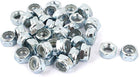 5/16"-24 Zinc Plated Self-Locking Nylon Insert Hex Lock Nut 40pcs