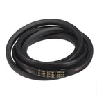 3 Pack B107 Classic Wrapped V-Belt, 110" Outside Circumference, Black