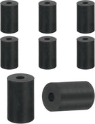 8Pcs Thick Rubber Spacer, 1 Inch OD x 3/8 Inch ID x 1-9/16 Inch Thickness Round Rubber Bushings Anti Vibration Flat Spacer Washers for Home Industrial Machinery