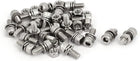 M5x12mm 304 Stainless Steel Hex Socket Head Cap Bolt Screw Nut w Washer 25 Sets