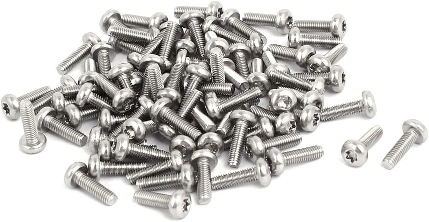 M3x10mm 304 Stainless Steel Pan Head Torx Socket Cap Security Screw 80pcs