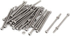 M3x50mm Hex Socket Head Knurled Cap Screws Bolts Nuts Set 30Pcs