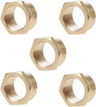 Brass Threaded Pipe Fitting G3/4 Male X G1/2 Female Hex Bushing Adapter Connector 5Pcs