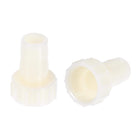 ABS Hose Barb Fitting Coupler, 14mm Barb x G1/2 Female Thread Pipe Adapter, White 2Pcs